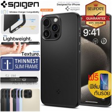 (ของแท้) เคส SPIGEN Thin Fit Slim Cover สำหรับ iPhone 15 Pro Max